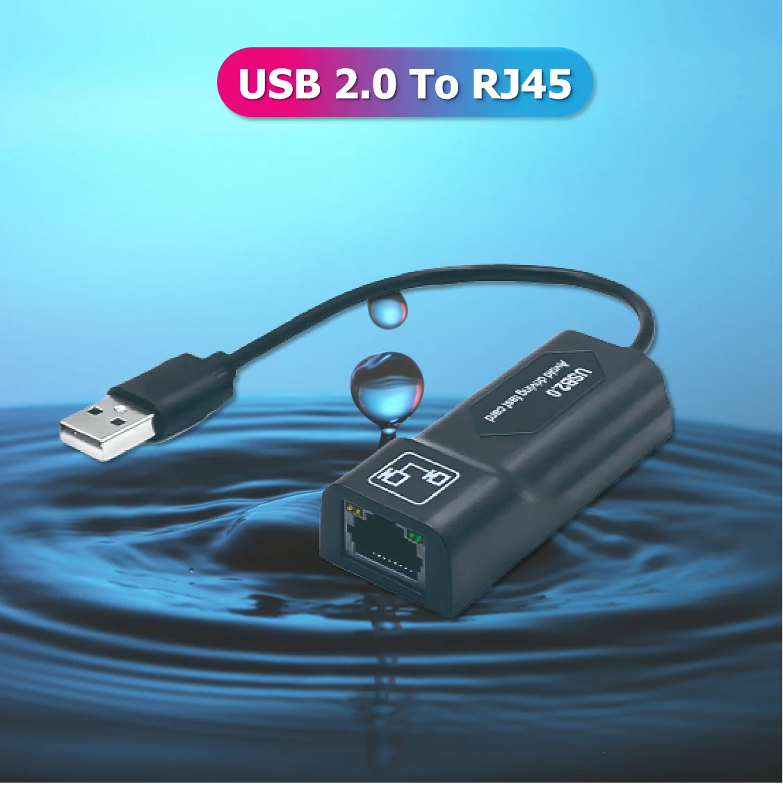 Scheda Di Rete Da Usb A Rj45 Usb 2.0 Gigabit 100Mbps Con Cavo Dati Micro Usb Otg Compatibile Per Amazon Fire Stick O Fire Tv 3