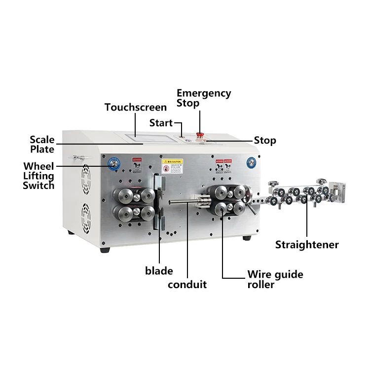 Automatic Wire Stripping Machine JH-608-MAX2-S70 Computer Type Stripping Tool fo