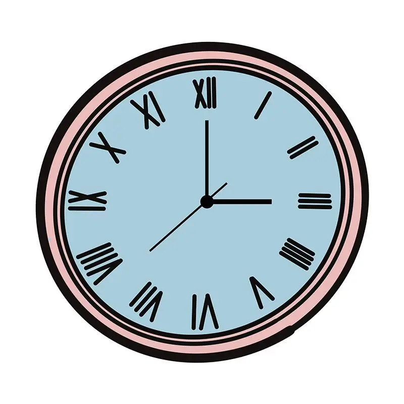 

Circular Cartoon Creative Silent Living Room Wall Clock Home Decor