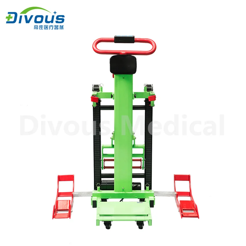 Load 165kg Electric Stair Climbing Wheelchair Motorized Wheel Chair Docking Cart for All Wheelchair Transfer Patients Disabled