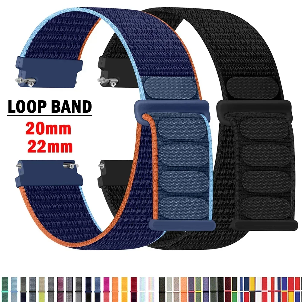 Nylon Loop Sport Band - Adjustable and Comfortable Watch Strap for Versatile Use
