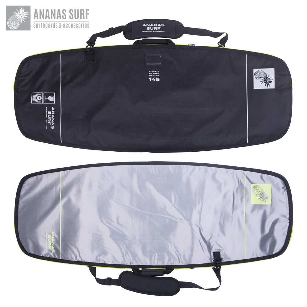 Ananas Surf Twintip Kiteboard Travel Bag Kitesurf Board Cover For 135, 145cm Wakeboard Wakesurf Protective Boardbag