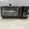 Three-in-one breakfast machine household multi-function toaster oven coffee machine bread machine 4