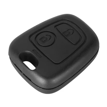 Cover Chiave telecomando per Peugeot 106 206 306 406 senza lama spedizione gratuita - KEYYOU New Remote Key Case Shell Entry Fob 2 pulsanti per Peugeot 106 206 306