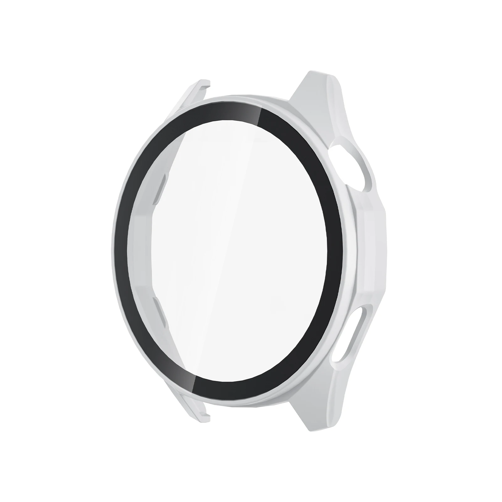 Enhanced Protective Smartwatch Shell and Screen Protector with Tempered Glass