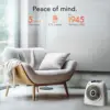 AVH10 Space Heater for Home, 1500W/750W, Fan Only Option, Digital Display with Adjustable Thermostat, Advanced Safety Features 6
