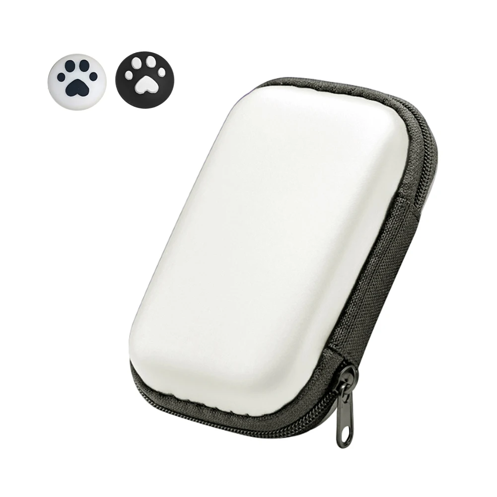 EVA Hardshell Waterproof Carrying Case with Joystick Caps for Retro Handheld Game Consoles