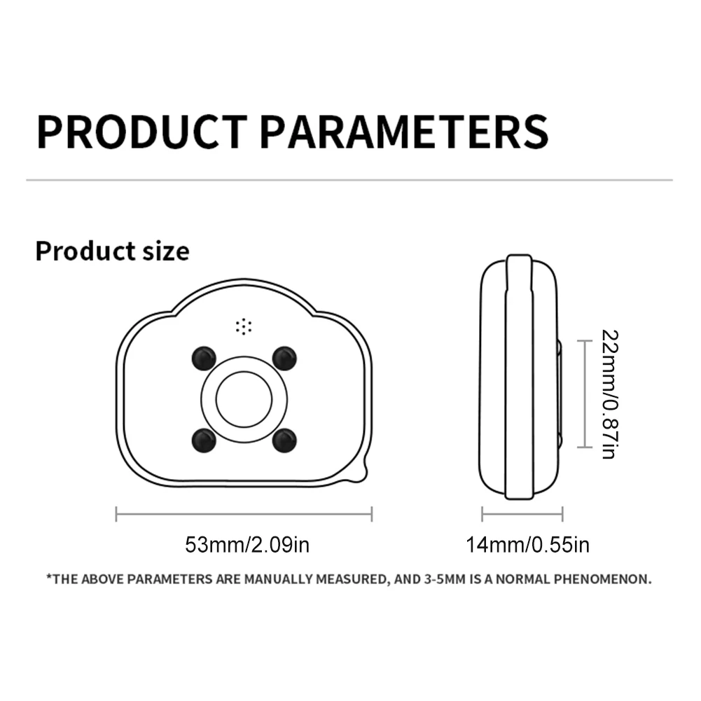 Anti-Sneak Camera Detector Portable Anti Candid Pinhole Camera Tracker Anti-spy Detector for Outdoor Travel Hotel Rental
