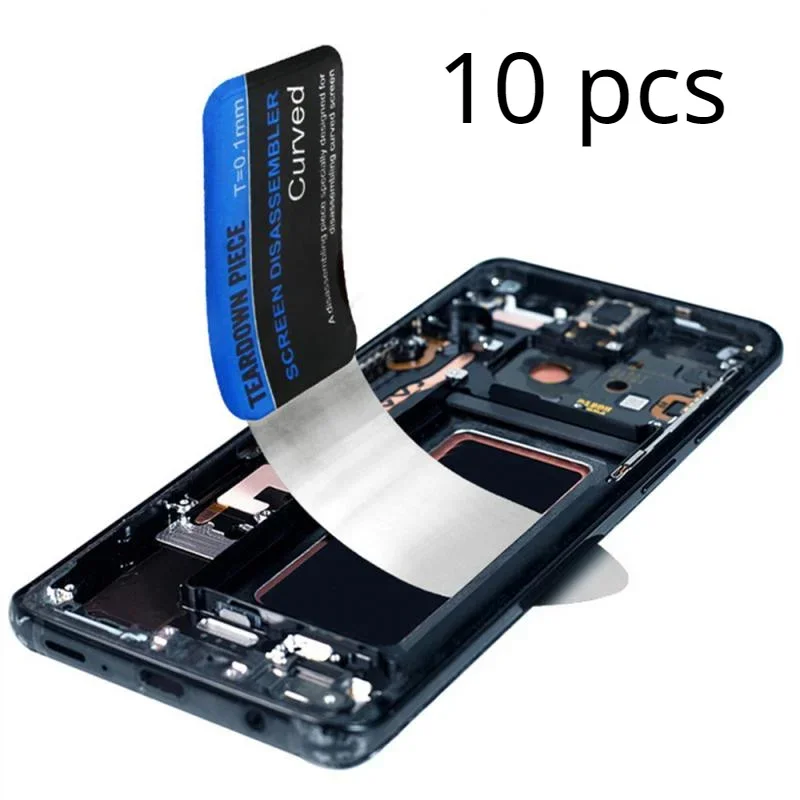 Steel Metal Mobile Phone Repairing Tool Ultra Thin Flexible Mobile Phone Curved LCD Screen Disassemble Opening Pry Card Tool