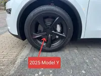 Caps Badge Lug Nut Protective Cover for Tesla Model 3 Model Y 2025 Model Y Juniper