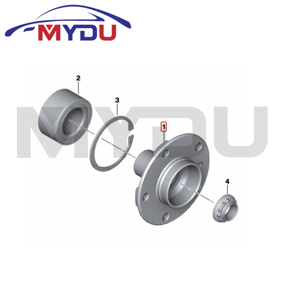 33416867261 33 41 6 867 261 BMW 1 2 3 4 시리즈 F20 F21 F23 F34 F30 F31 F32 F33 F34 F36 F82 F83용 후륜 허브 베어링