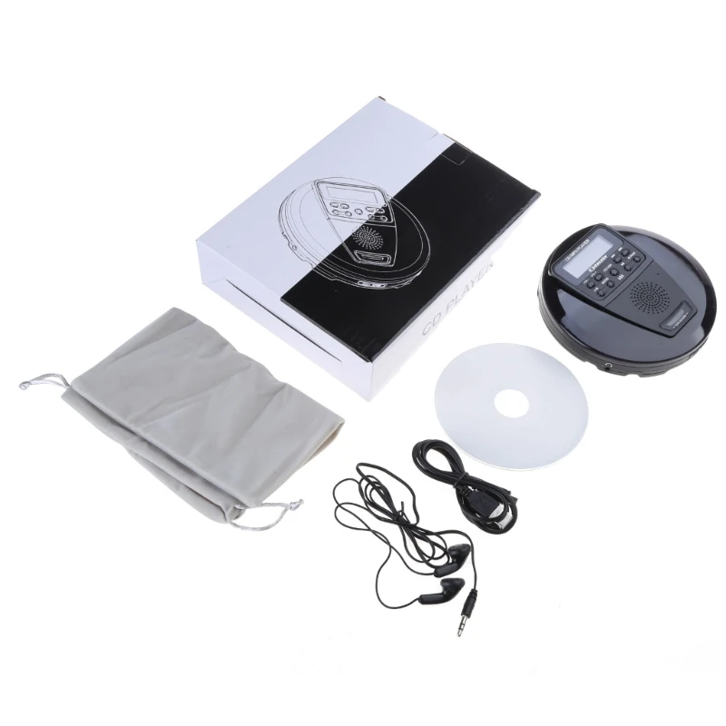 L43D 1050mAh 플레이어 휴대용 컴팩트 디스크 플레이어(가정용 LCD 디스플레이 포함)