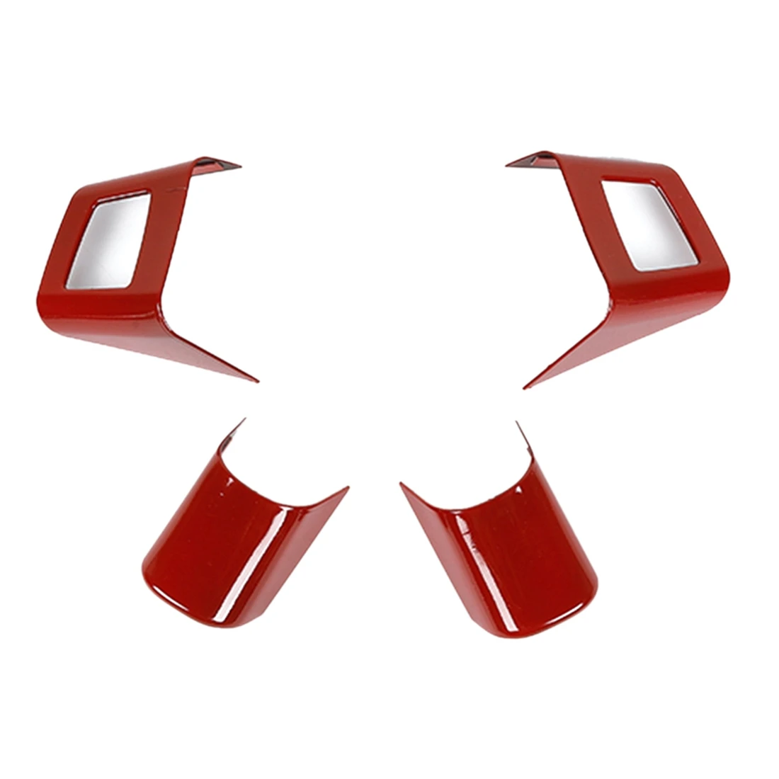 Coprivolante Trim Kit Accessori Interni Per Dodge Nitro 2007-2012, Abs Rosso