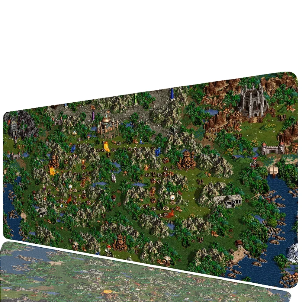 1pc Game Heroes Of Might And Magic Floor Mat Mouse Mat Desk Mat With Pad Gaming Accessories Prime Gaming XXL Keyboard Pad 5