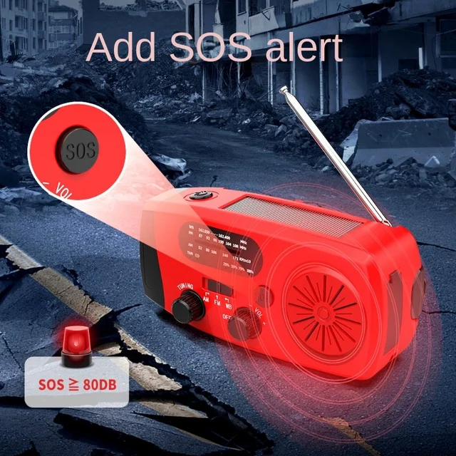 Multifunctional Hand Crank Emergency Radio 2