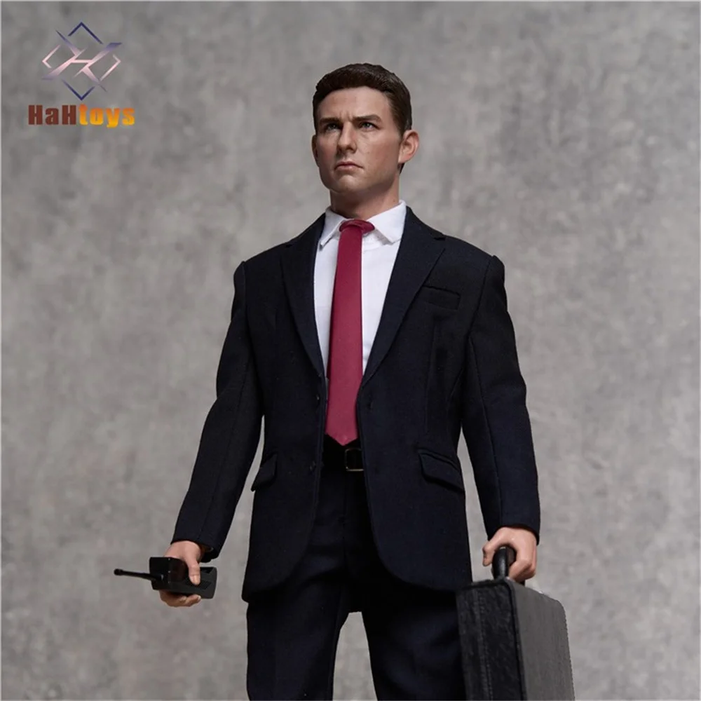 

1/6 HaHtoys Toys Model Handsome Guy Tom Cruise Male Head Sculpt Carving Fit 12" DAM COO 3A Action Doll Soldier Collectable