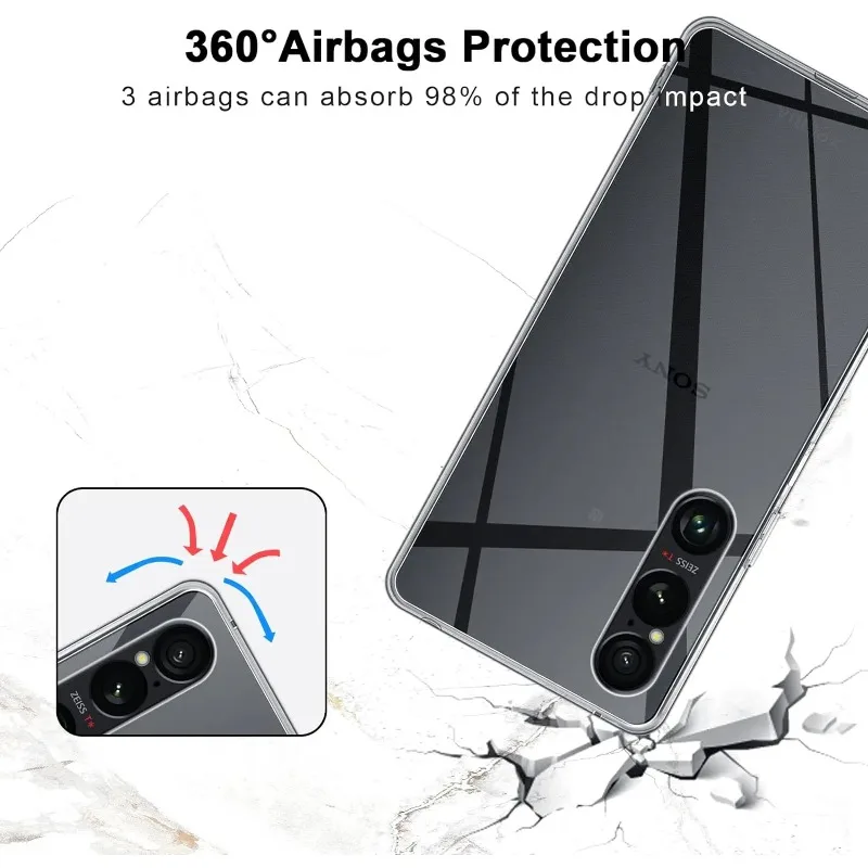 Ultra Thin Clear Soft TPU Phone Case - Transparent Silicone Back Cover Coque
