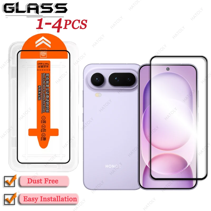 Dust-Free Installation Glass Screen Protector with Black Edge - Enhanced Protection