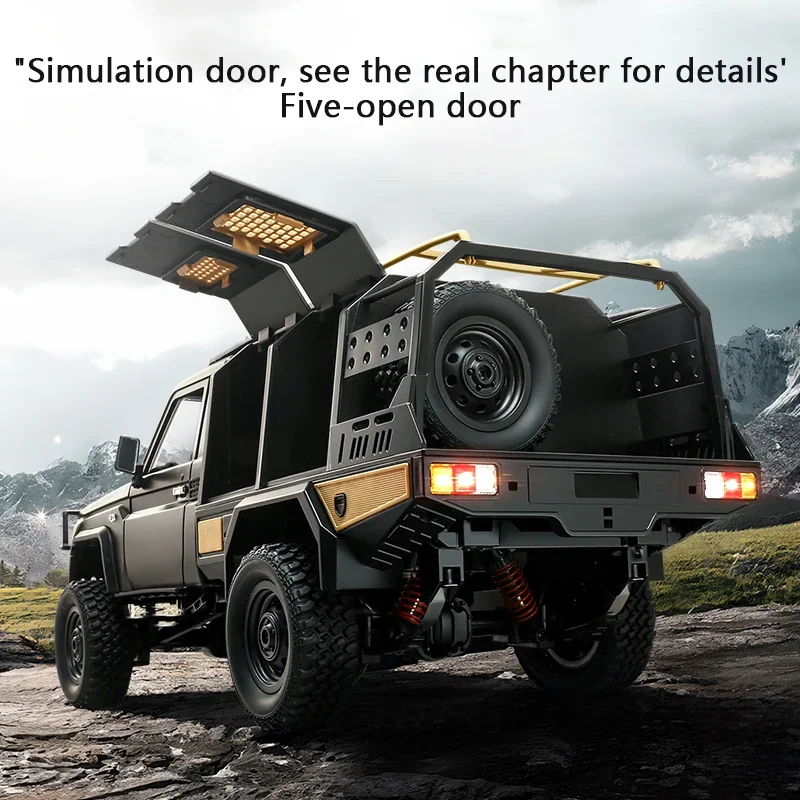 MN82S LC79 MN82Pro 2.4G 1:12 Full Scale Pickup Short Truck 4WD Climbing Car RC Car Remote Control Toy For Christmas Xmas Gift 2
