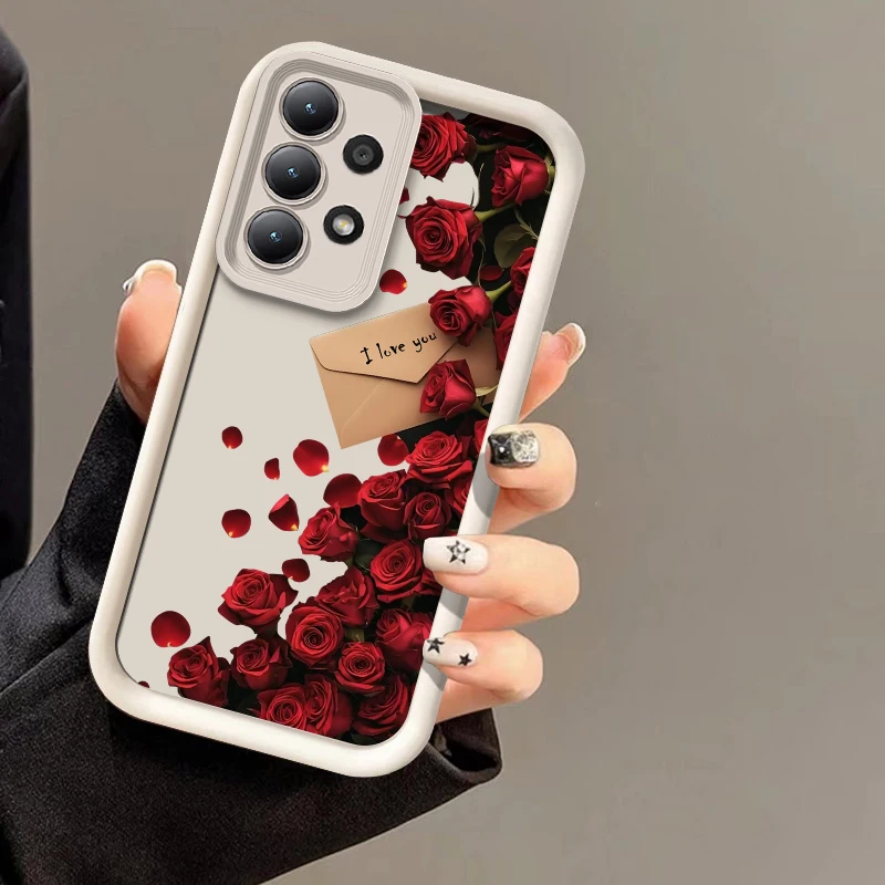 Retro Flowers Silicone Soft Phone Case