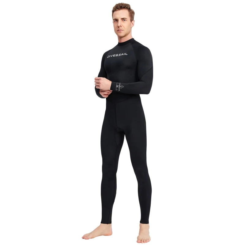 Adult Surfing Wetsuit Men Swimwear Diving Suit Nylon M3xl Full Wetsuit