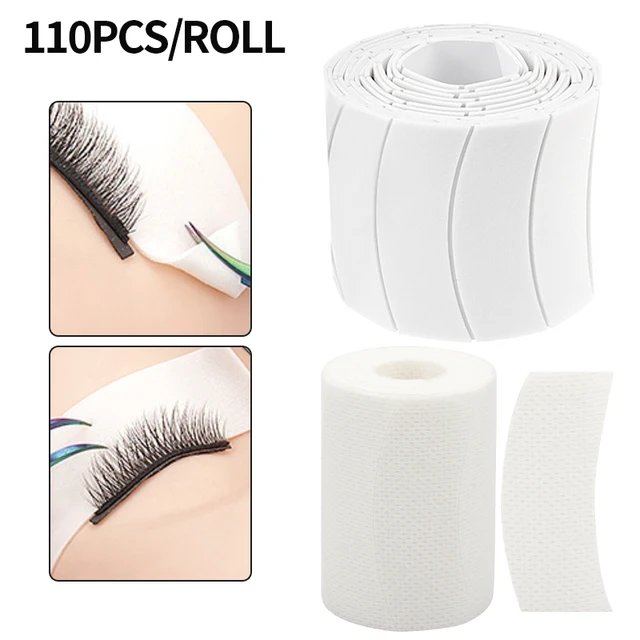 110Pcs/roll Micro Foam Eye Pads Tapes Lashes Extension Makeup Accessories Supplies Lash Lifting Micro Foam Under Lash Tape Pads