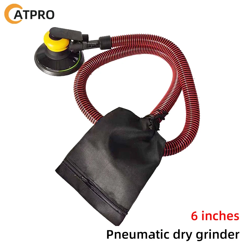 6 Inch Air Grinder Pneumatic Grinder Sandpaper Machine 150mm Pneumatic Dry Grinding Head Car Waxing Polishing