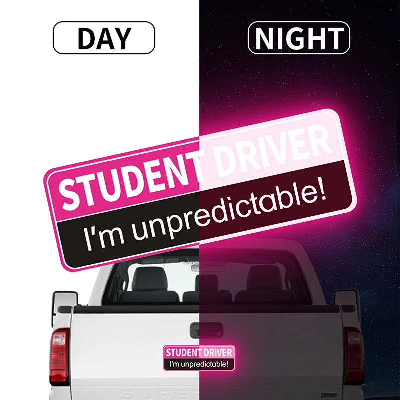 4Pcs Newbie Magnetic Car Sticker, Beginner ... - UK - View #11