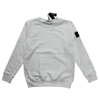 Pull-over Homme 2026 avec Patch Compass, Style Marque de Luxe Italienne, 3 Étiquettes, Col Rond, Coton, Décontracté, Automne 1