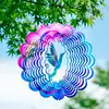 Hummingbird Wind Spinner 3D Metal Kinetic Wind Chime Hanging Unique Garden Decor Bird Wind Catcher for Outdoor Yard Art Ornament 1