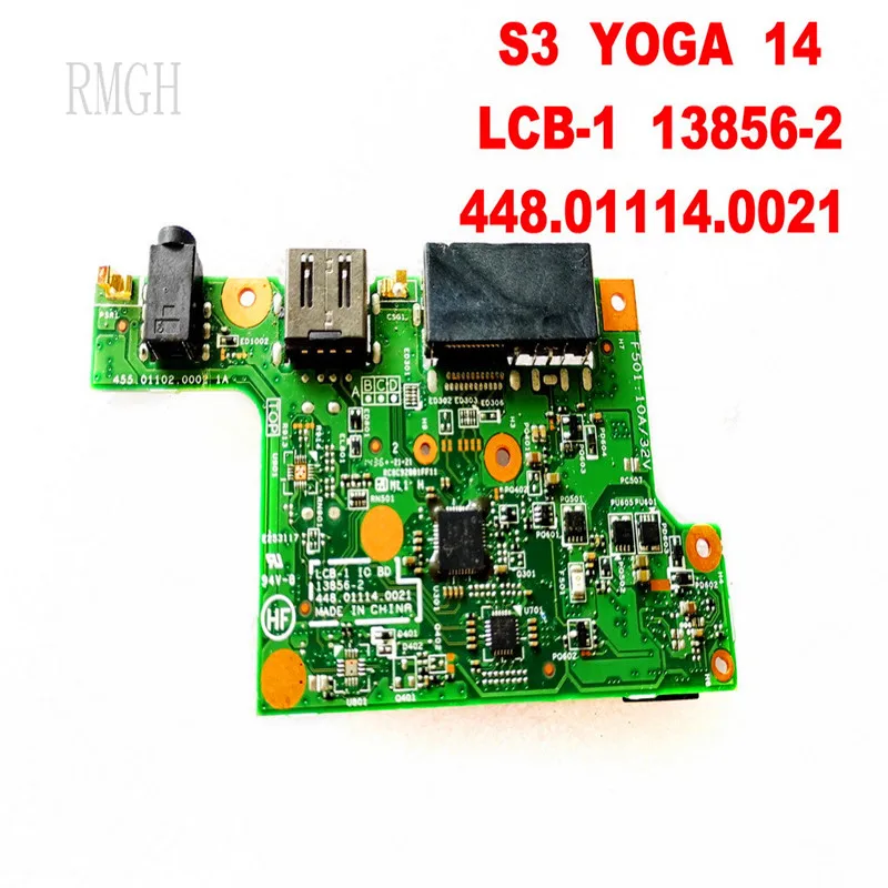 

13856-2 Original for Lenovo S3 yoga 14 USB board Audio board S3 YOGA 14 LCB-1 448.01114.0021 tested good free shipping