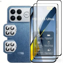 Premium Tempered Glass Camera Lens Screen Protector with 9H Hardness - Poco F8 ultra (2 Film)