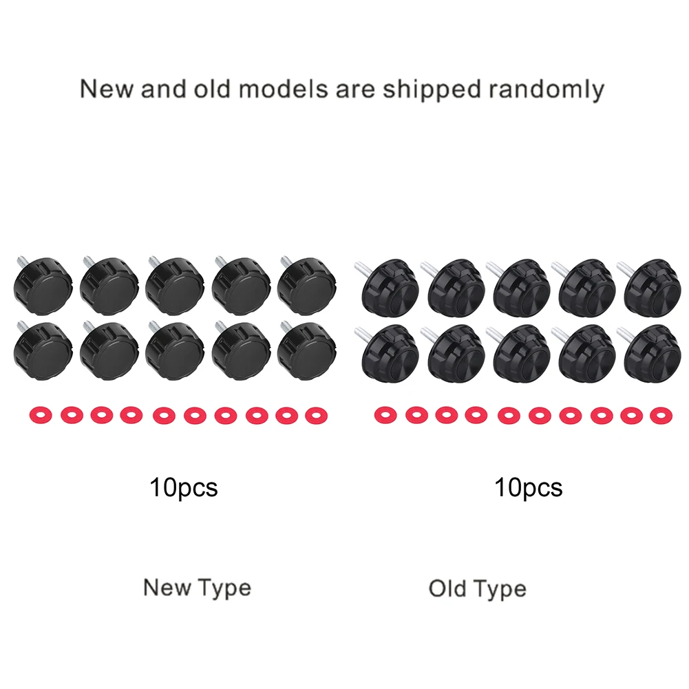 Practical Durable Fishing Reel Handle Screw Nut Covers with Gaskets for Fishing Spinning Reel Handle 10 Pcs fishing reel fishing tackle accessory