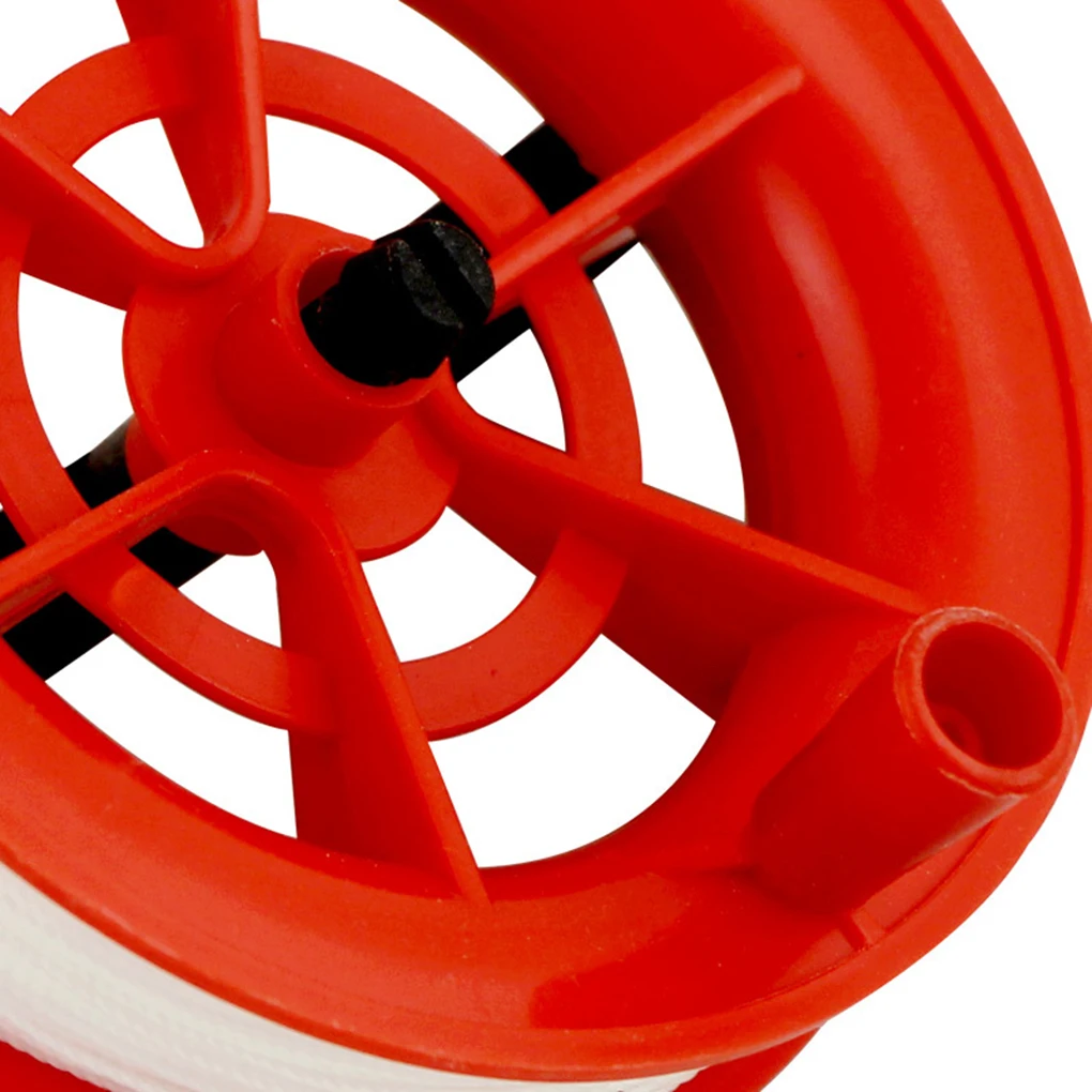 100M Flying Kite Line Plastic Winder Exquisite Round-shape Handheld String Board Outdoor Wear-resistant Nylon Axis 4