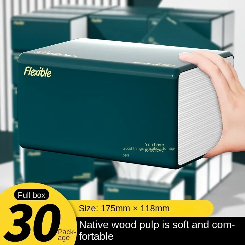 Household paper drawer full box of large packs of paper towels affordable packs napkins family draws wood pulp