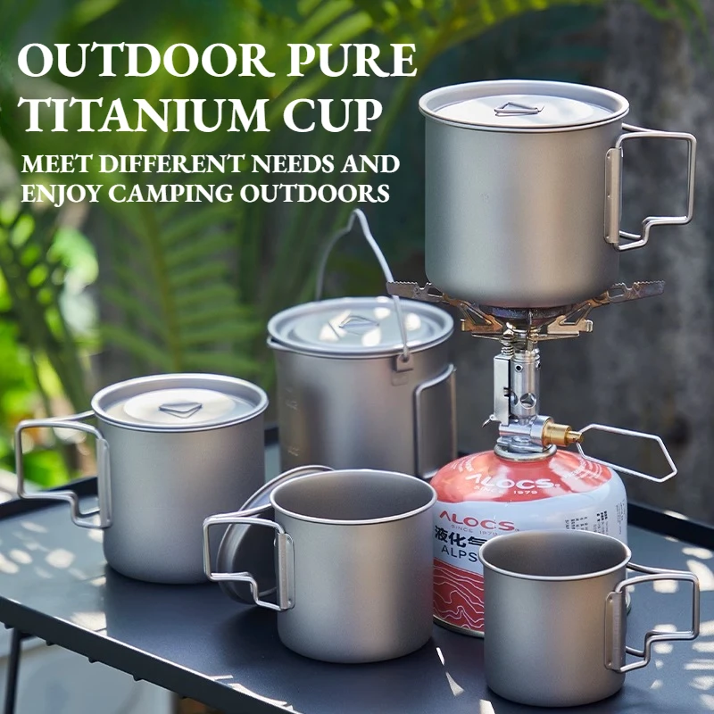 Pure Titanium Camping Mug 1