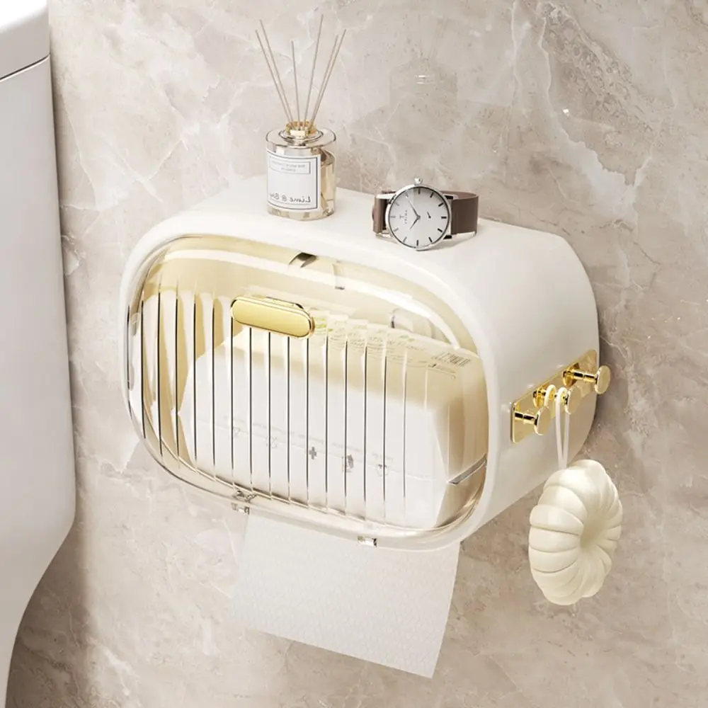 

Водонепроницаемый контейнер для туалетной бумаги, влагостойкий настенный подвесной контейнер для хранения бумаги, настенный подвесной многоразовый держатель для салфеток