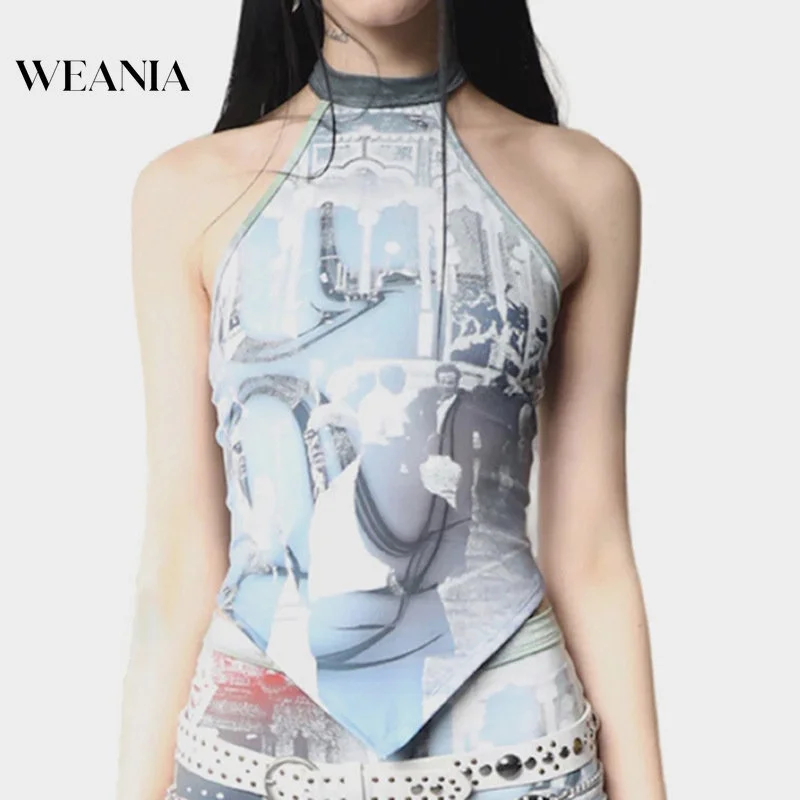 

Women Sexy Round Neck Off Shoulder Halter Neck Top