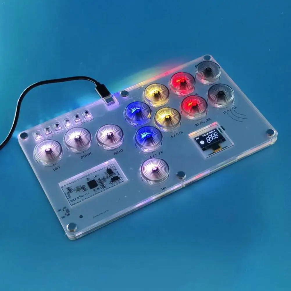 

RP2040 Fighting Hitbox Raspberry Pi Street Fighter 6 Tekken игровой панк PS4 джойстик игровая клавиатура