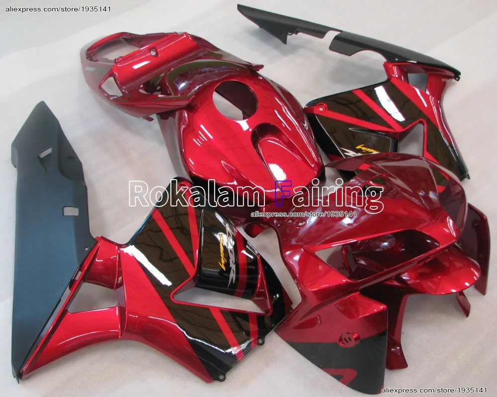 

For Honda CBR600RR F5 2005 2006 CBR 600RR 05 06 Red Motorcycle Body Bike ABS Fairing Kit (Injection molding)