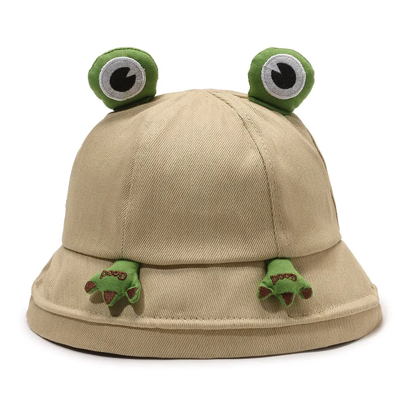 Funny Unisex Men Women Outdoor Hiking Sunscreen Fishing Cap Cute Frog  Cotton Cartoon Fisherman Bucket Hats for Adult Teens - AliExpress