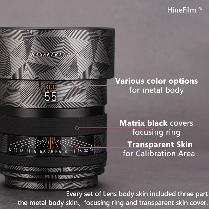 Hasselblad Xcd 38v 55v 2.5 Lente Decalque Peles Envoltório Capa para Hasselblad Xcd 55 mm F2.5 v Xcd 38 mm F2.5 v Lente Premium Adesivo - Image 4