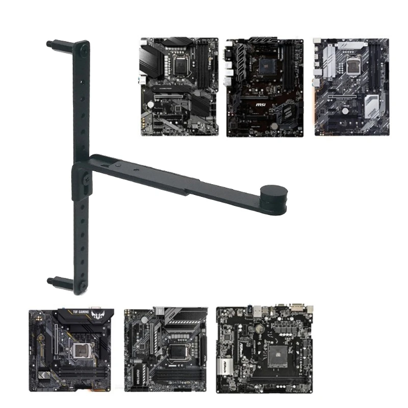 그래픽 카드홀더 컴퓨터 금속 내구성 GPU 브래킷, ATX E-ATX 마더보드 GPU용 케이스 킥스탠드 베이스, GB H01 조정 가능