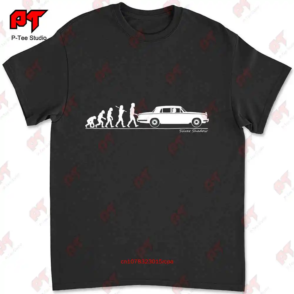 

Evolution Of Man Rolls Royce Silver Shadow T Shirt KVJD