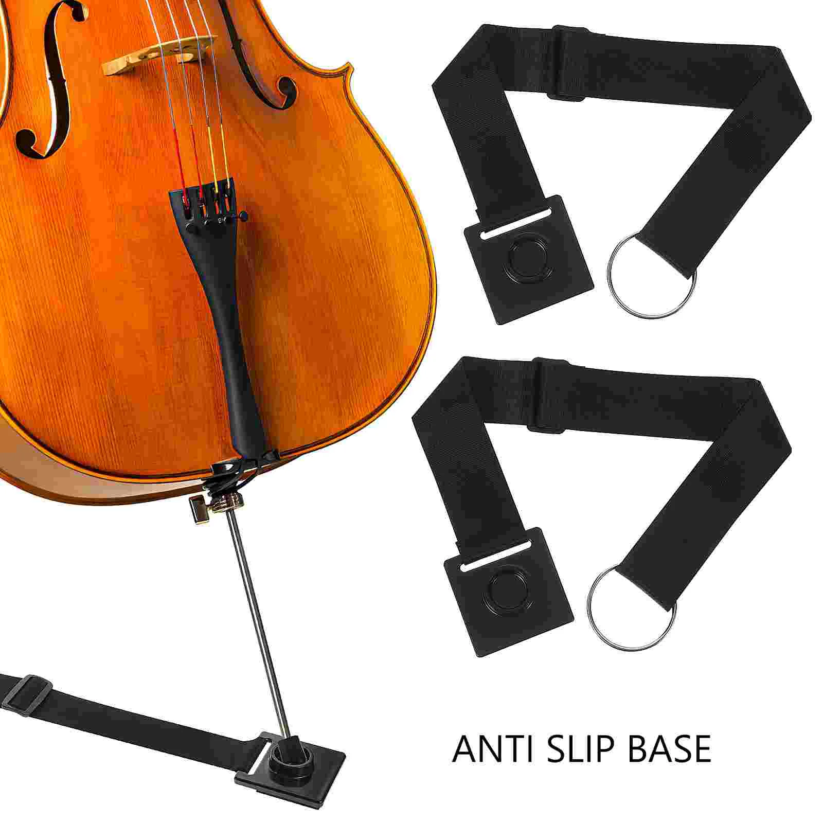 Thick Sponge Anti Slip Cello Spike Floor Protector Anchor Rest End Pin Stopper Metal Bass Musical Instruments Parts Accessories