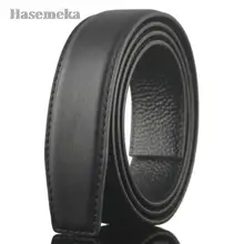

Men Leather belt male leather plain pattern automatic buckle belt strip
