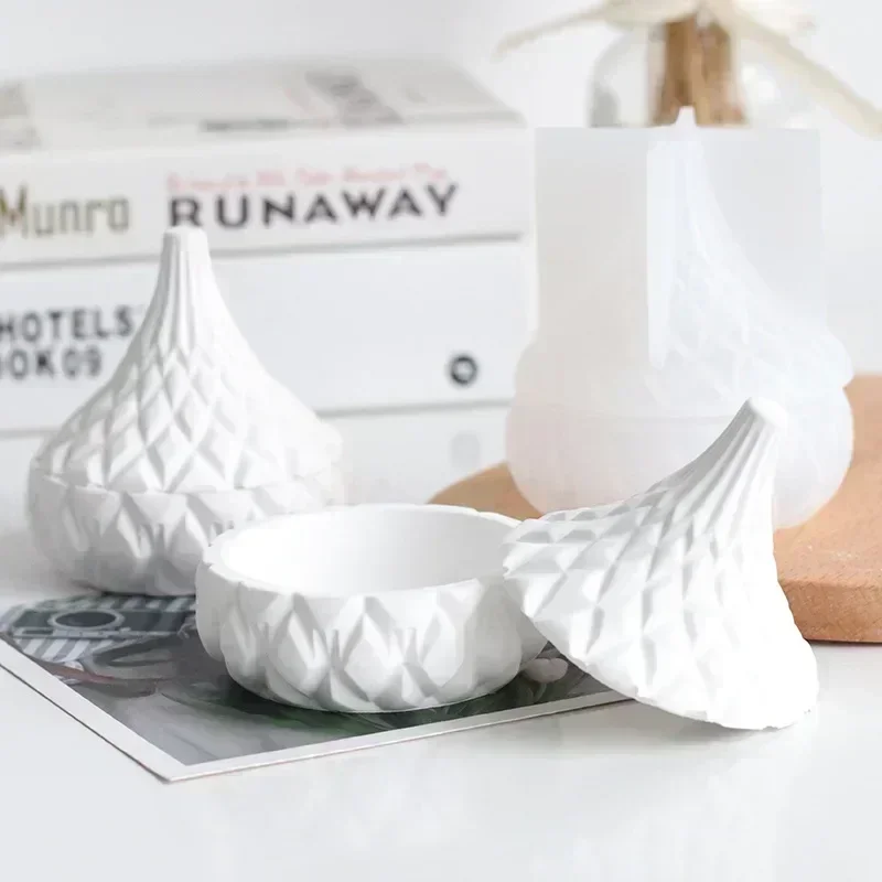 الإبداعية DIY الجبس شمعة كأس قالب رائحة شمعة حامل...