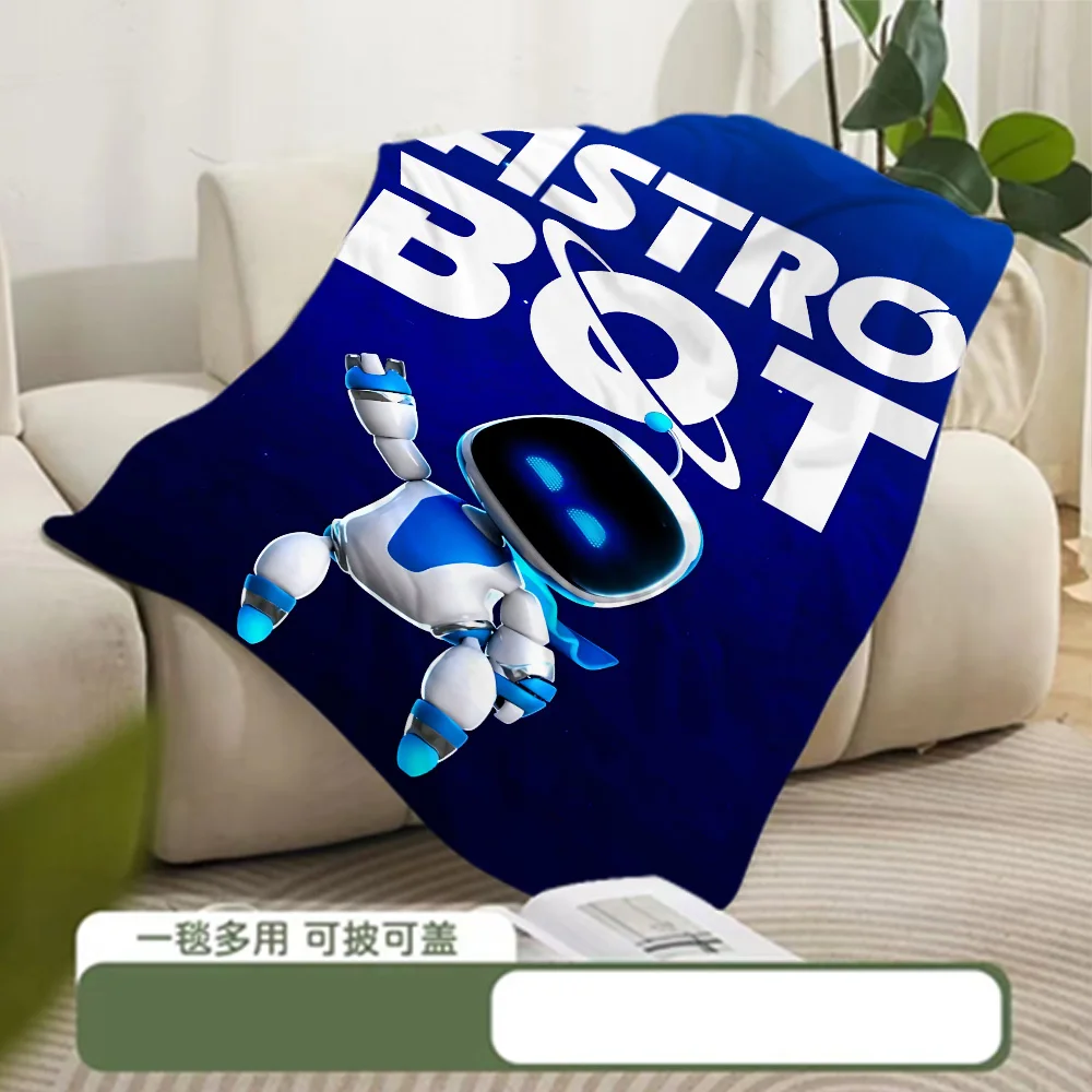 Printed Blanket Picnic Blanket Cartoon Anime A-Astros Bot Warm Blanket Soft and Comfortable Home Travel Birthday Gift 3