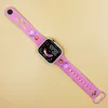 Disney Watch Spiderman Frozen Elsa Mickey Kids Watch Print Strap Button LED Square Waterproof Electronic Watch Boys Girls Gifts 4