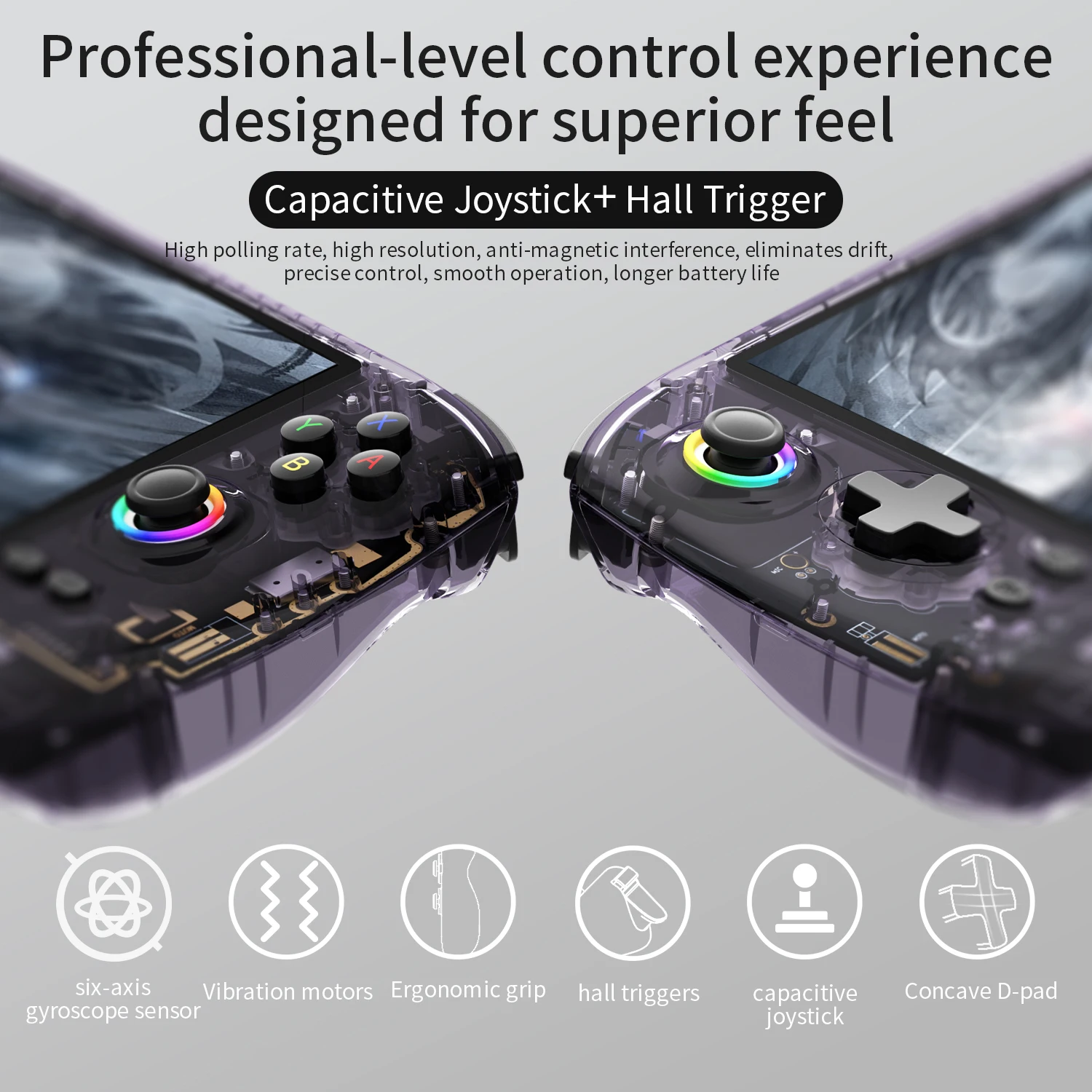ANBERNIC RG557 Handheld Gaming Console with AMOLED Screen